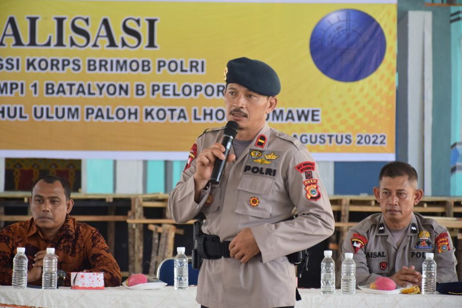 Personil Kompi 1 Batalyon B Pelopor Satuan Brimob Polda Aceh ...